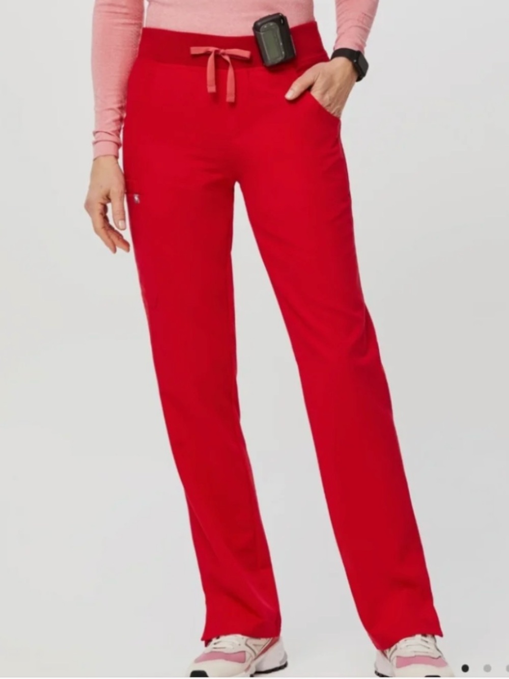 Figs Kade High-Waist Cargo Scrubs - Tall